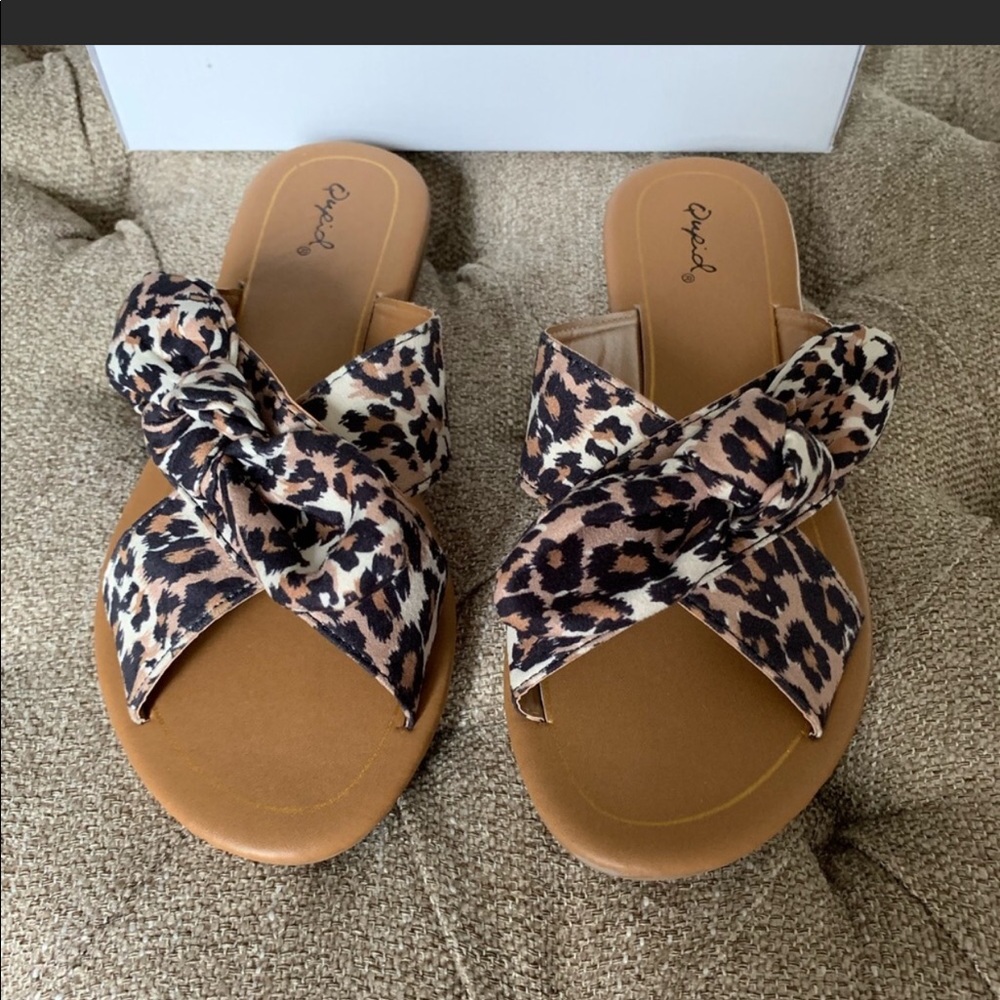 Cheetah sandals